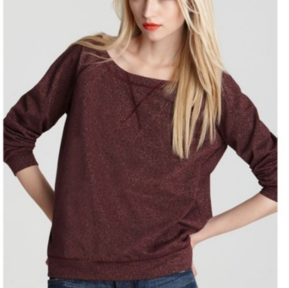 Marc by Marc Jacobs Metallic Sweatshirt Medium